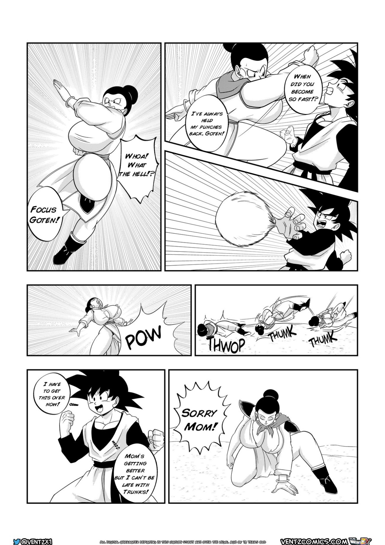 Super Dragon Ball: Eros - Chichi’s Special Training Porn Comic english 05