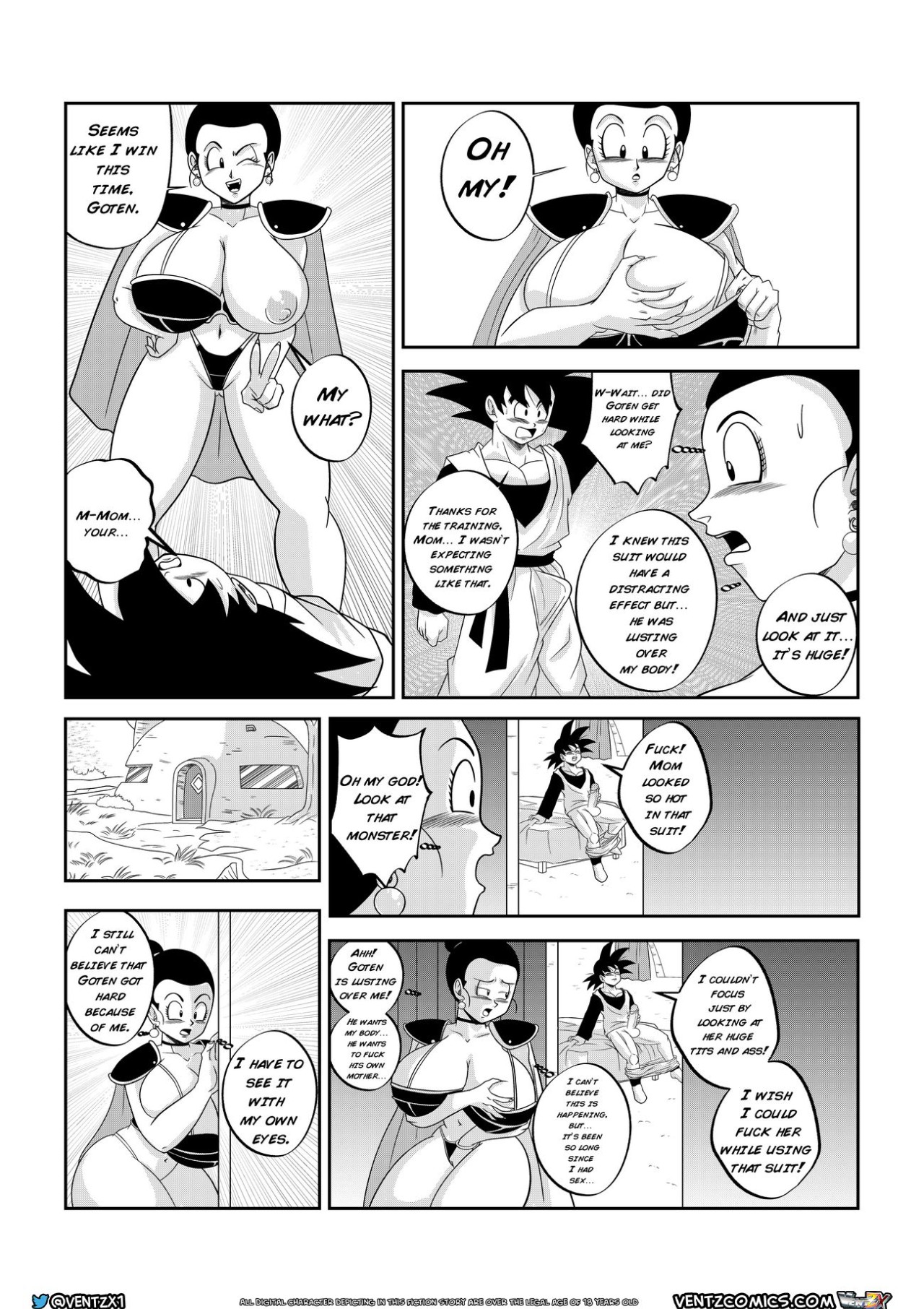 Super Dragon Ball: Eros - Chichi’s Special Training Porn Comic english 08