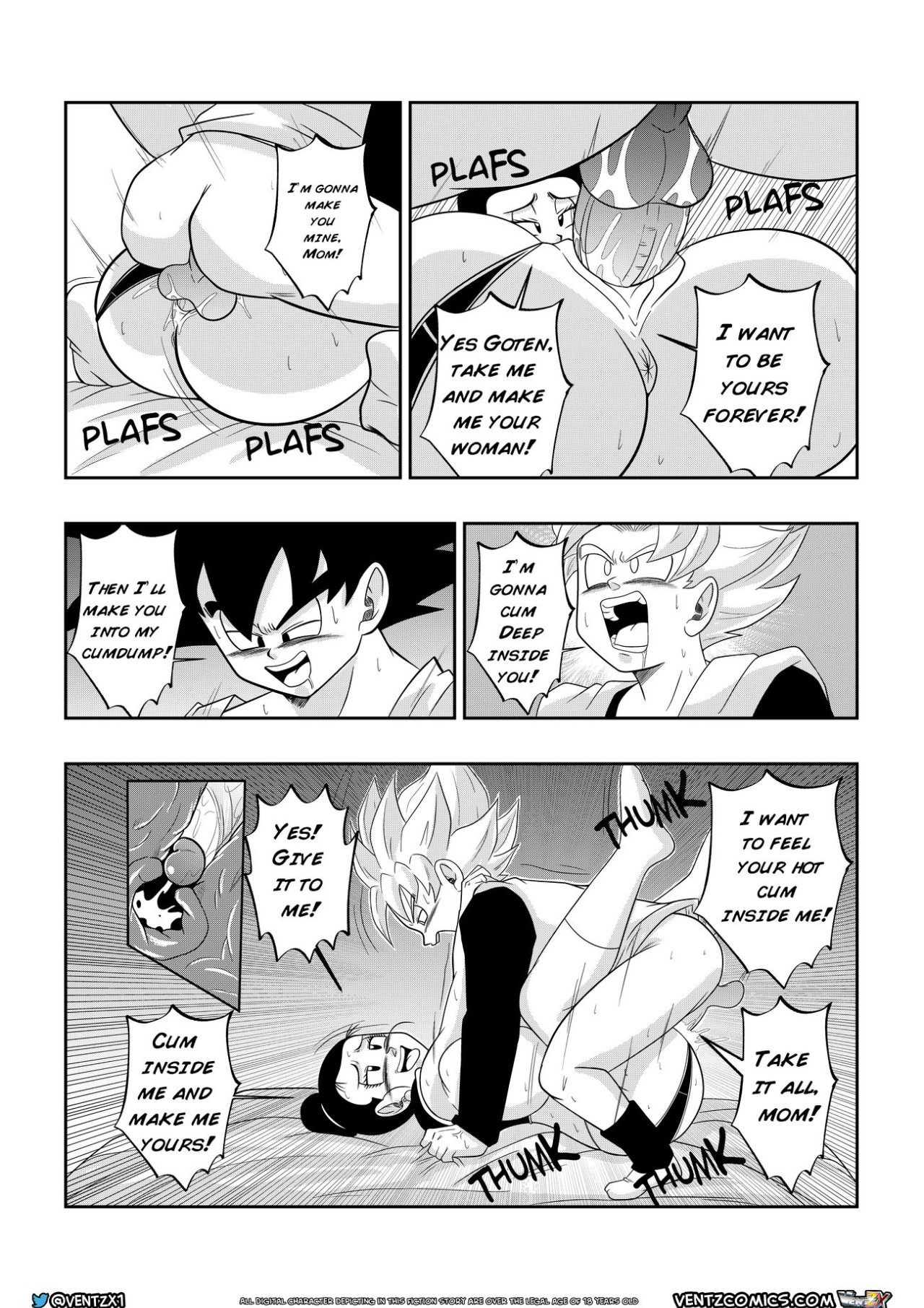 Super Dragon Ball: Eros - Chichi’s Special Training Porn Comic english 14