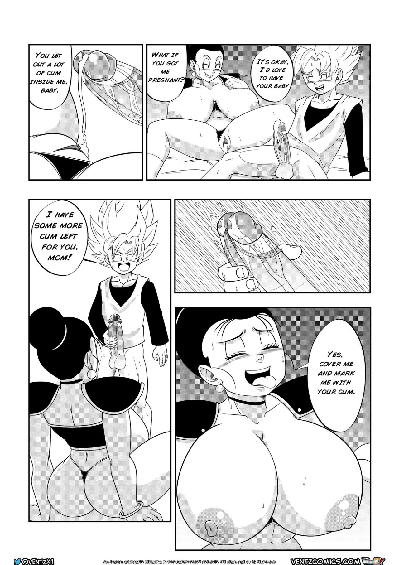 Super Dragon Ball: Eros - Chichi’s Special Training Porn Comic english 15