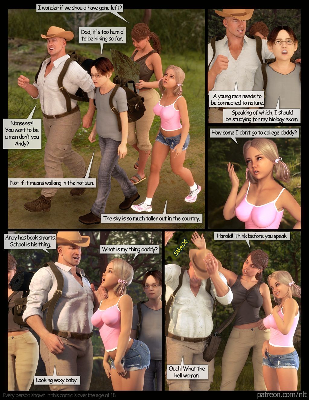 The Family Hike Porn Comic english 02