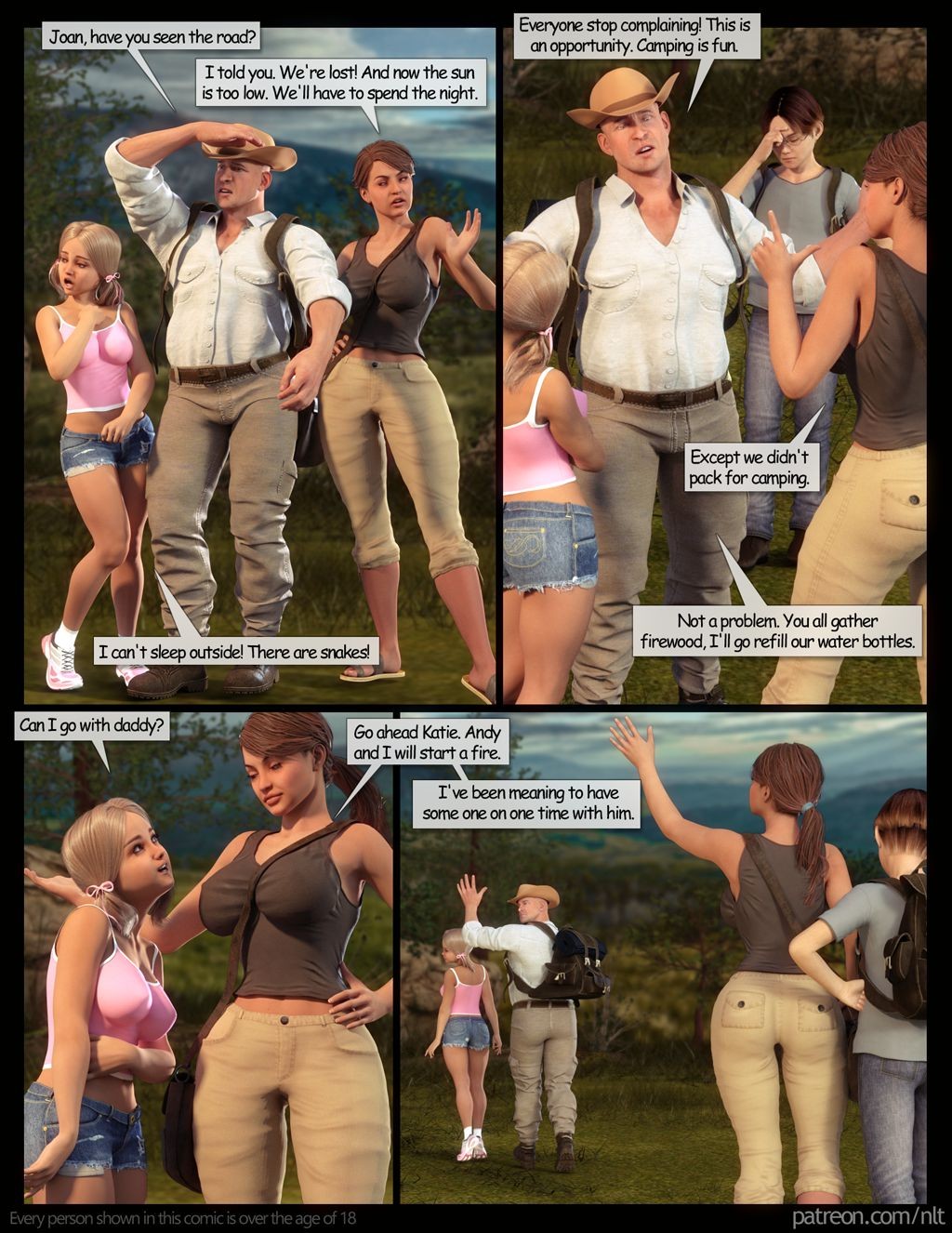 The Family Hike Porn Comic english 03