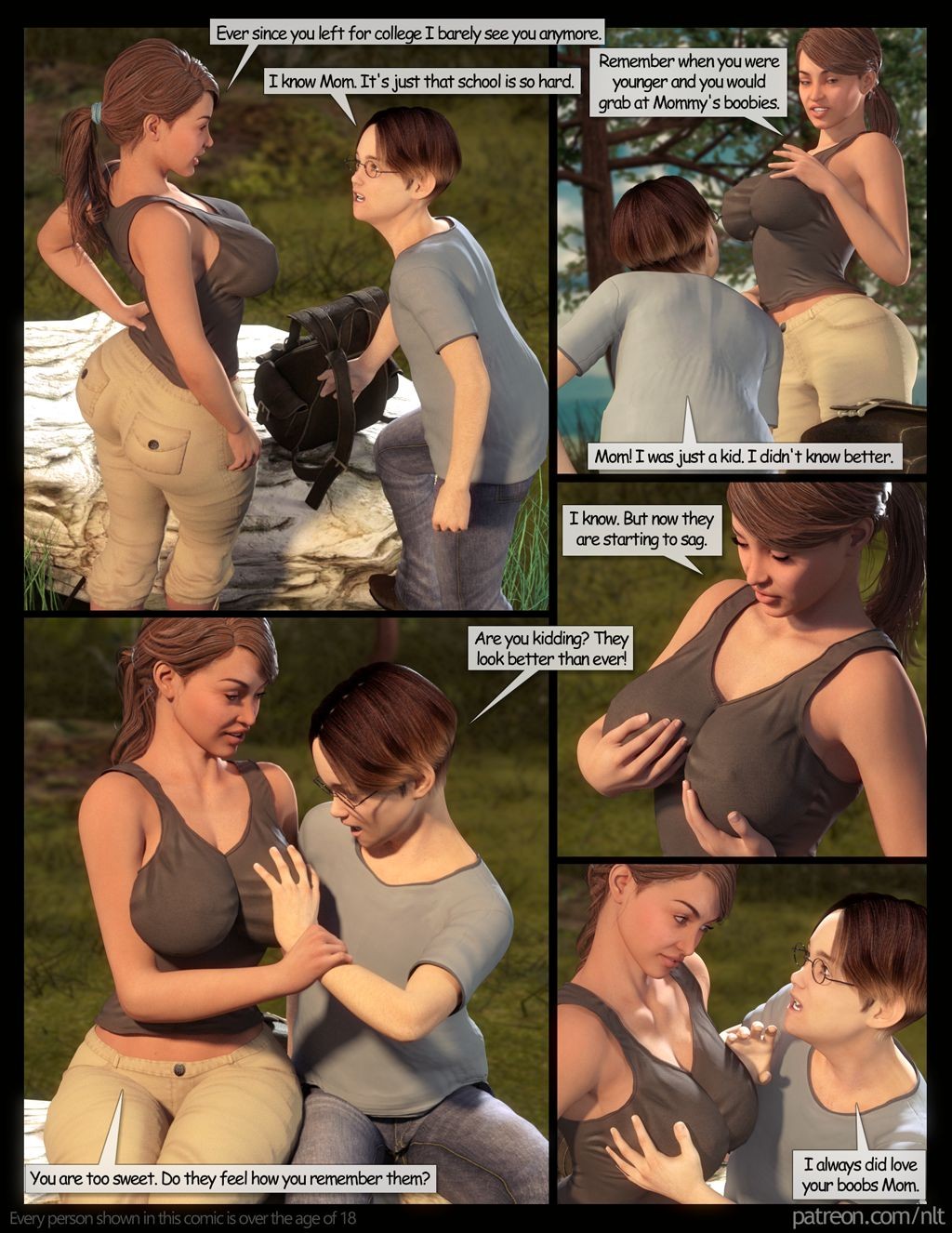 The Family Hike Porn Comic english 04