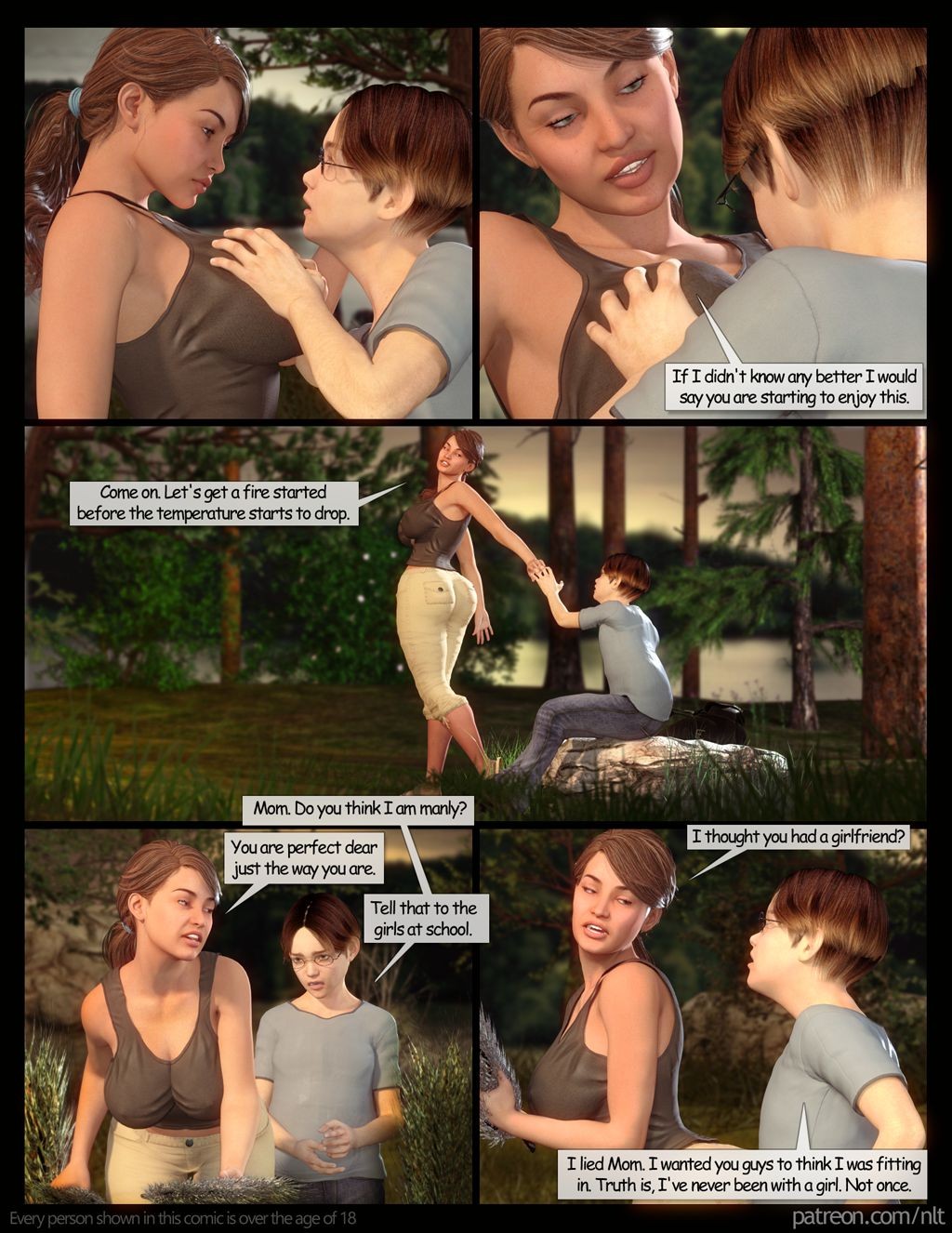 The Family Hike Porn Comic english 05