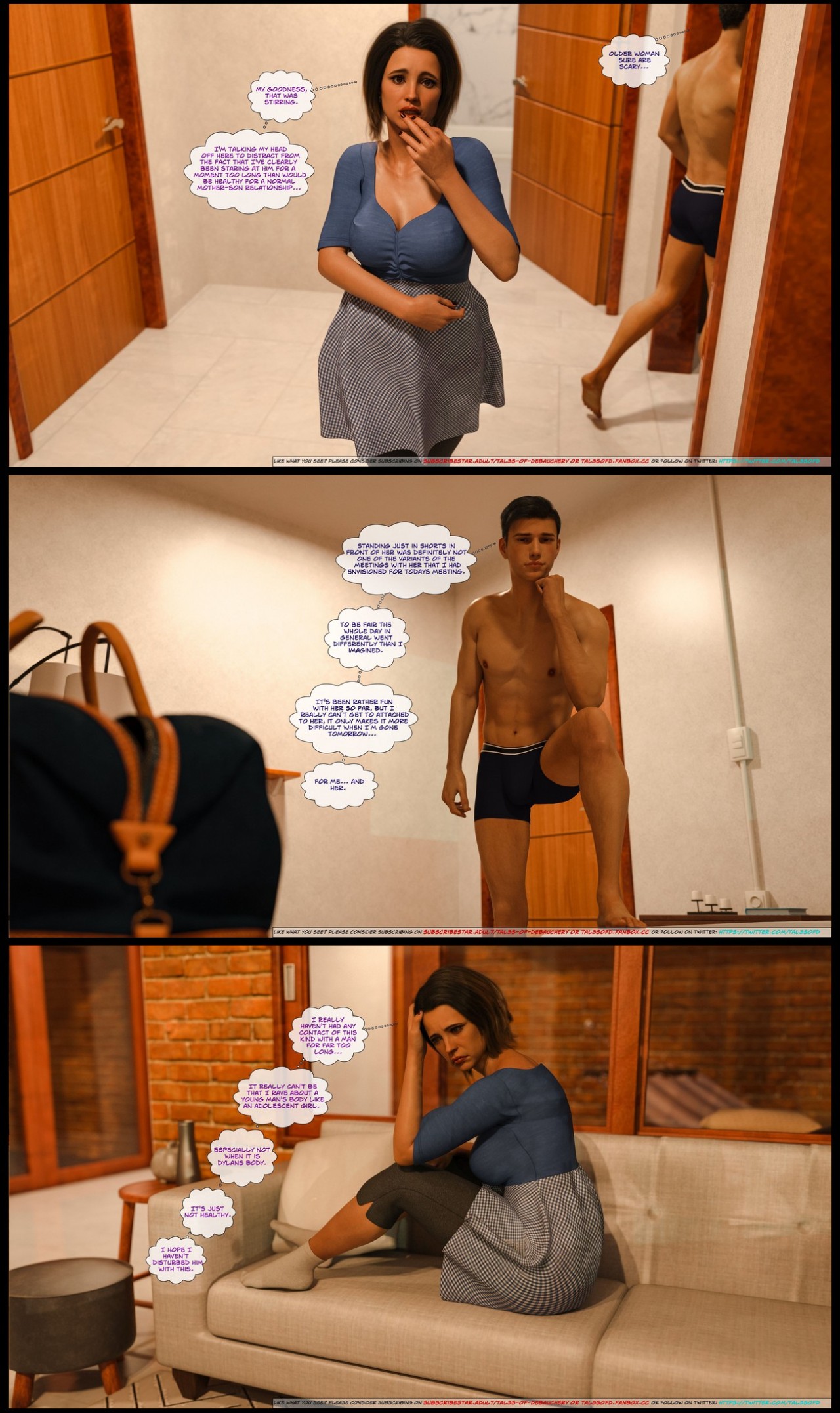 A Mothers Shame: Familiar Strangers Porn Comic english 19