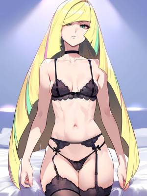 AI Generated: Lusamine Porn Comic english 01