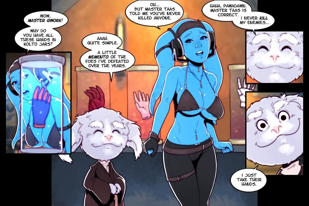 Alenya Hirani: Twi’lek Padawan Porn Comic english 29