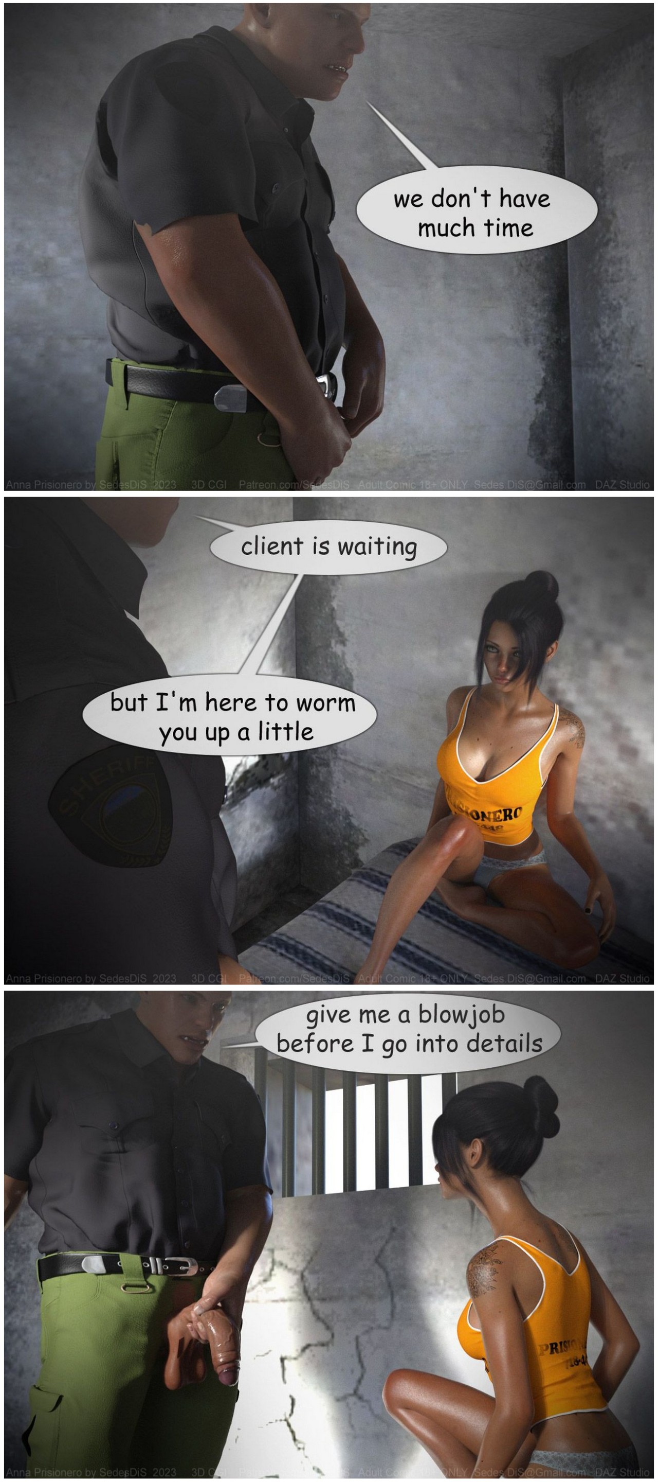 Anna Part 5: Prisionero Porn Comic english 03