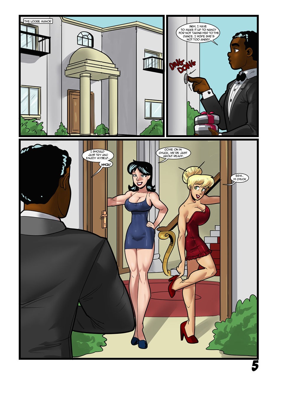 Betty And Veronica In Once You Go Black Porn Comic english 06