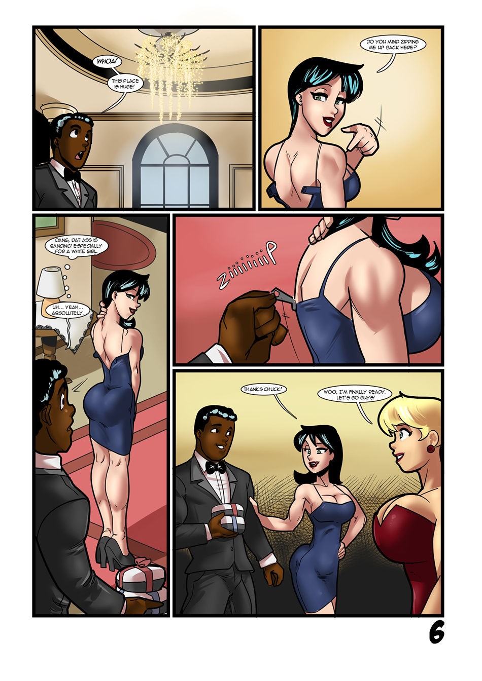 Betty And Veronica In Once You Go Black Porn Comic english 07