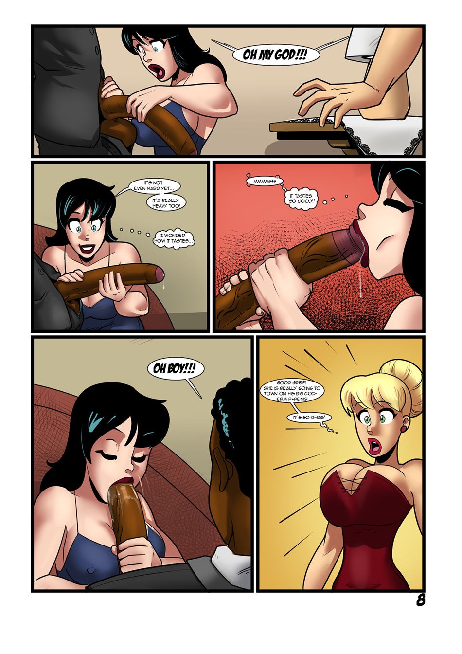 Betty And Veronica In Once You Go Black Porn Comic english 09