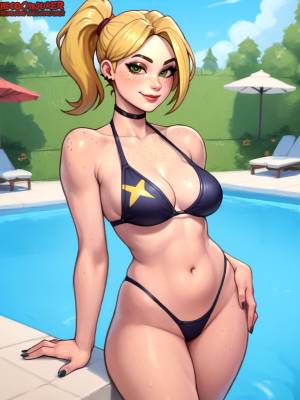 Chilling At The Pool With Hellsie  Porn Comic english 03