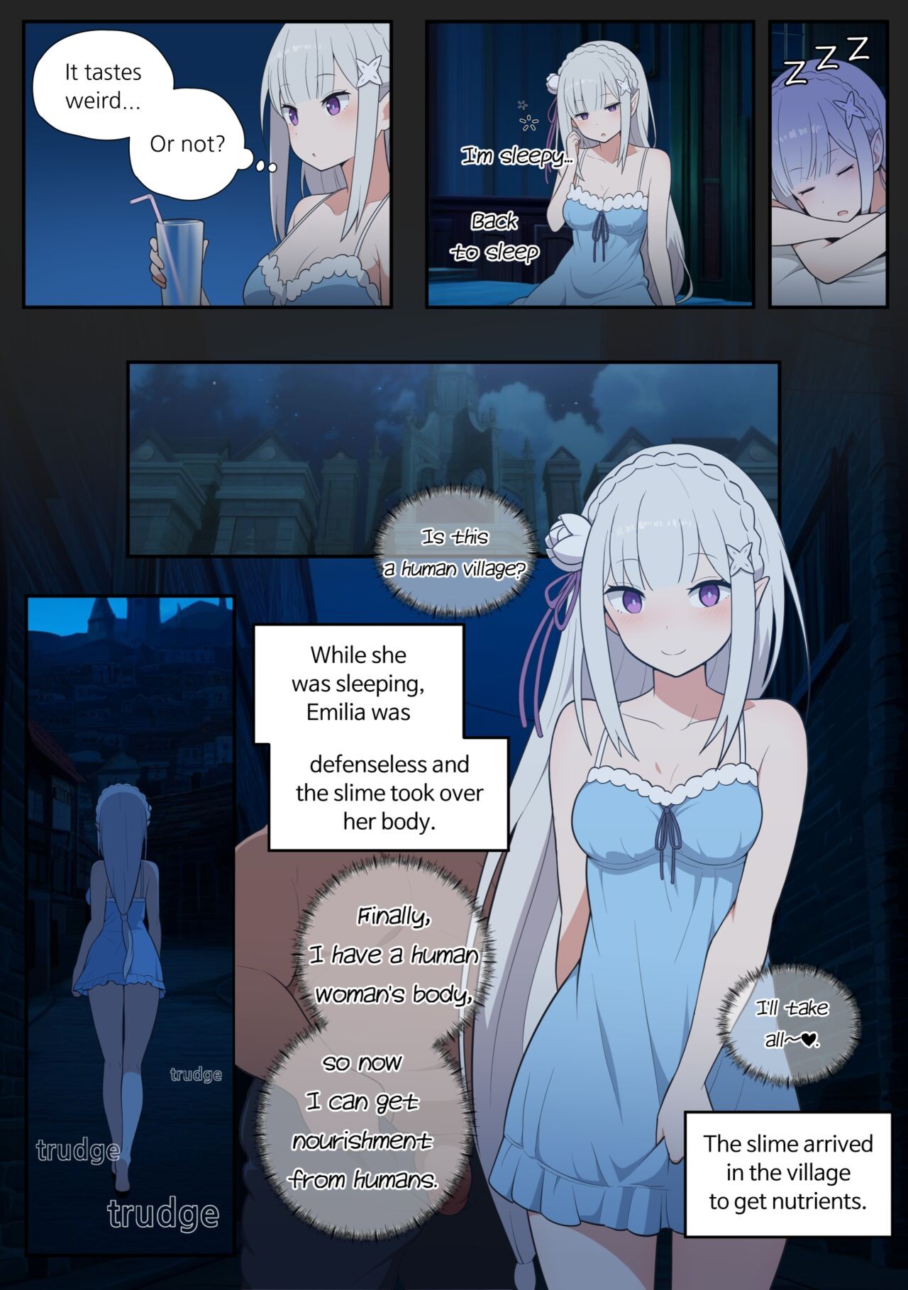 Emilia Feminization  Porn Comic english 02