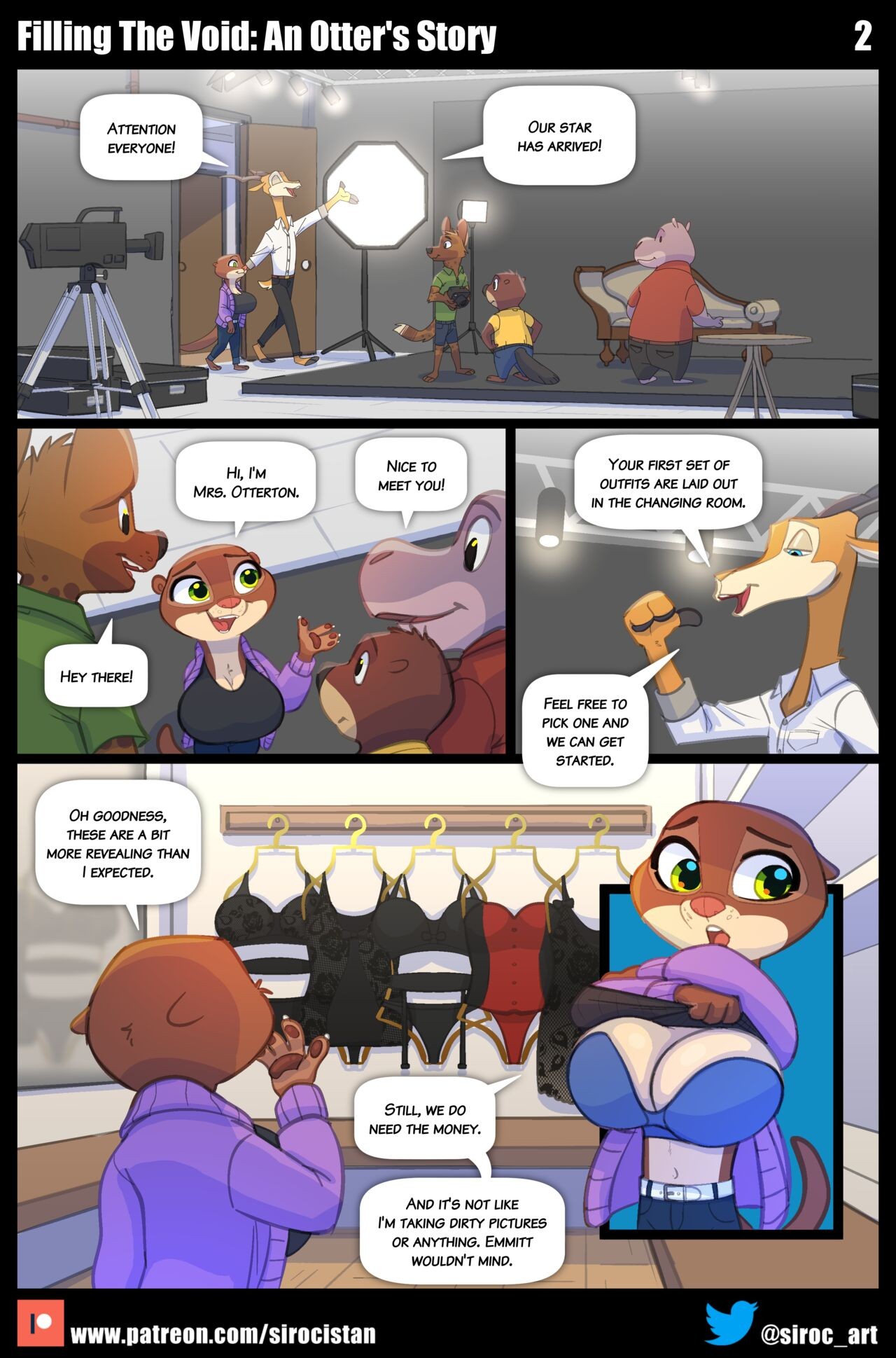 Filling The Void: An Otter’s Story Porn Comic english 02