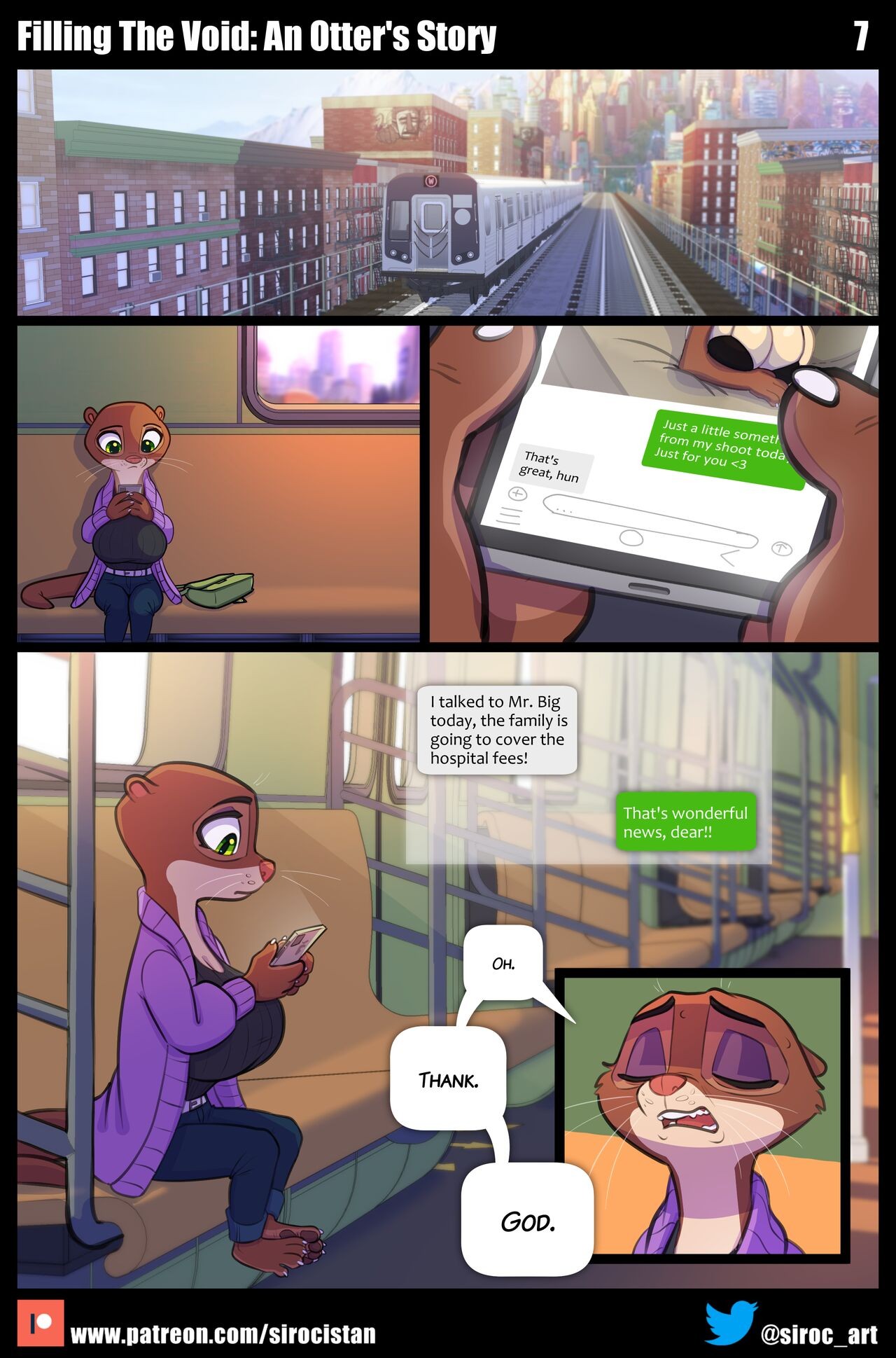 Filling The Void: An Otter’s Story Porn Comic english 07