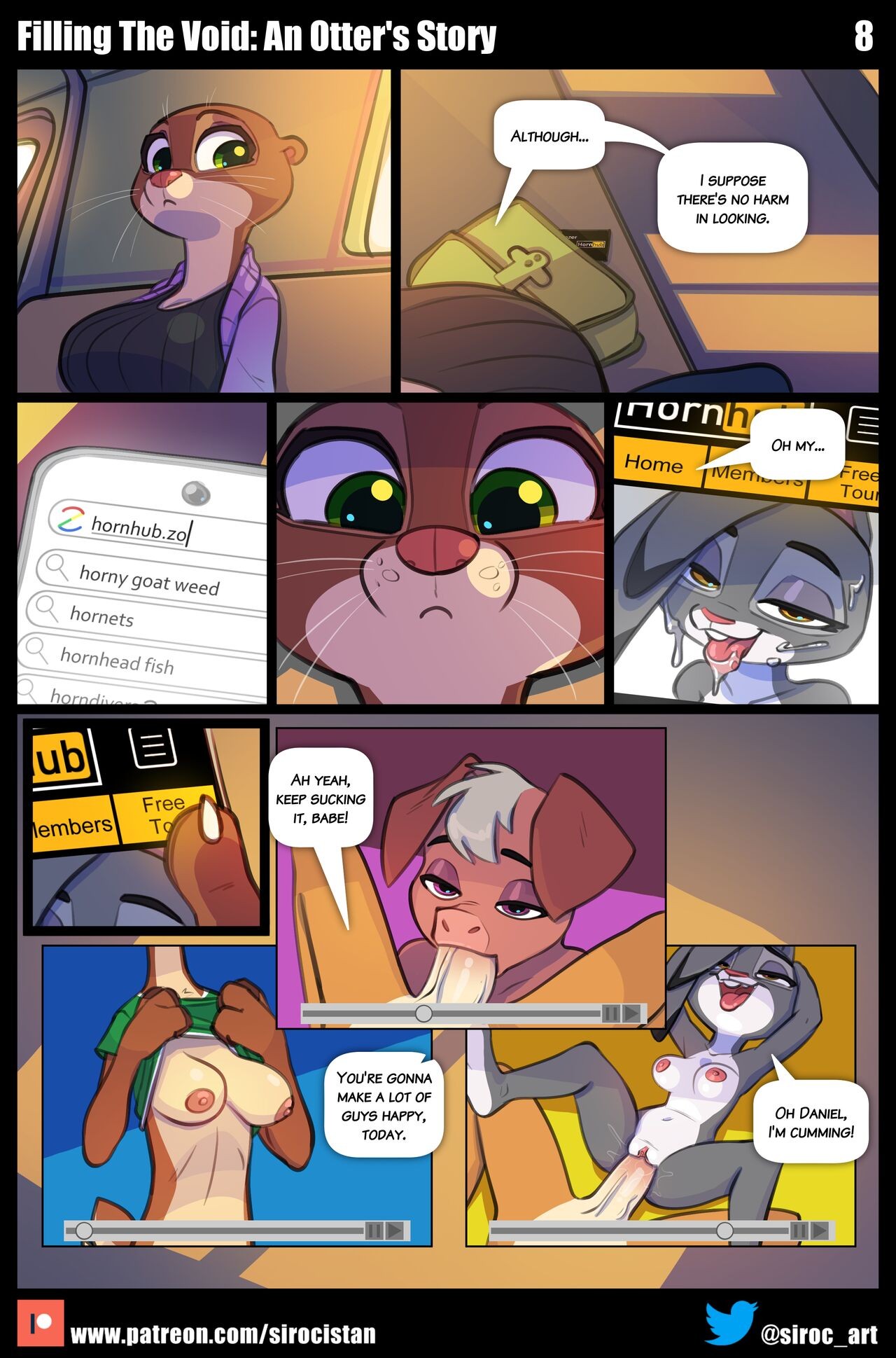 Filling The Void: An Otter’s Story Porn Comic english 08