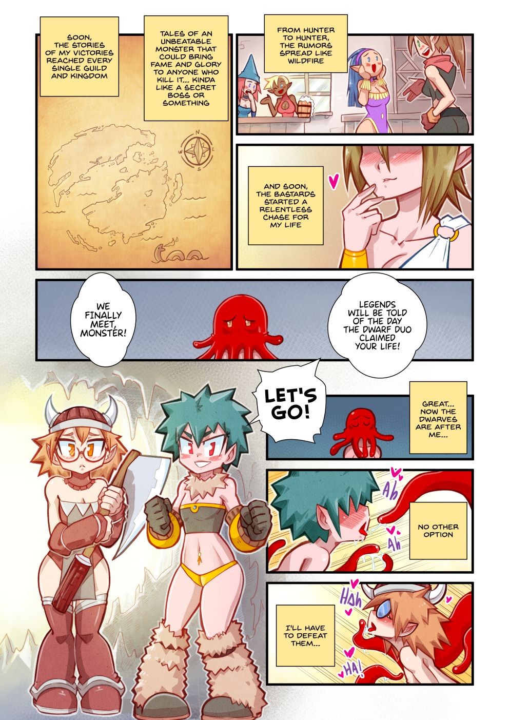 Life as a Tentacle Monster In Another World Porn Comic english 10