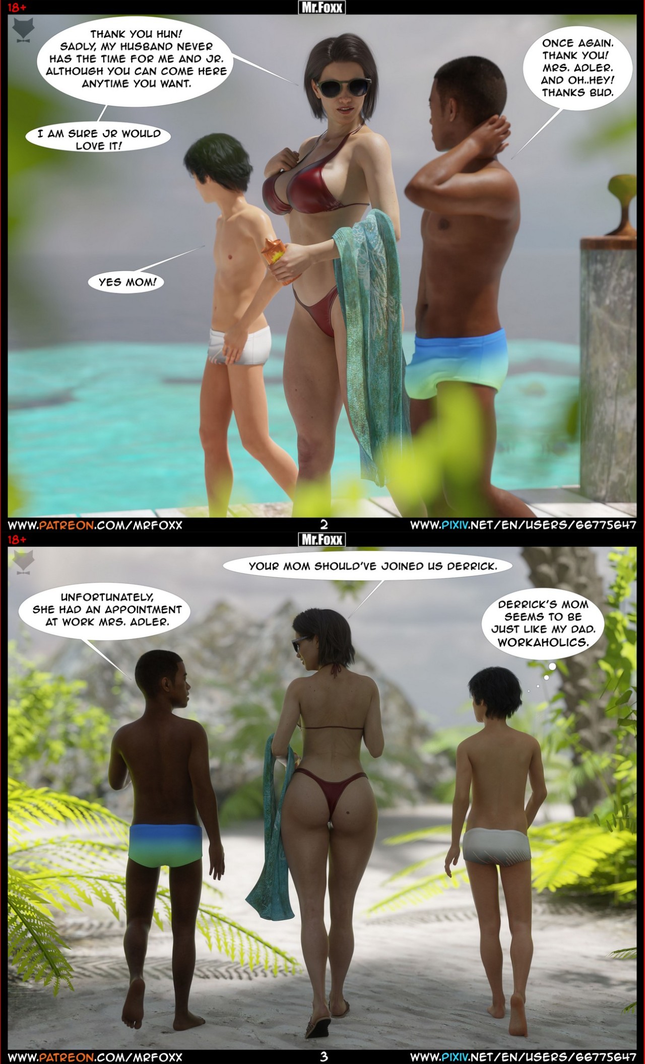 Mom’s Affair By Mr.FOXX Porn Comic english 02