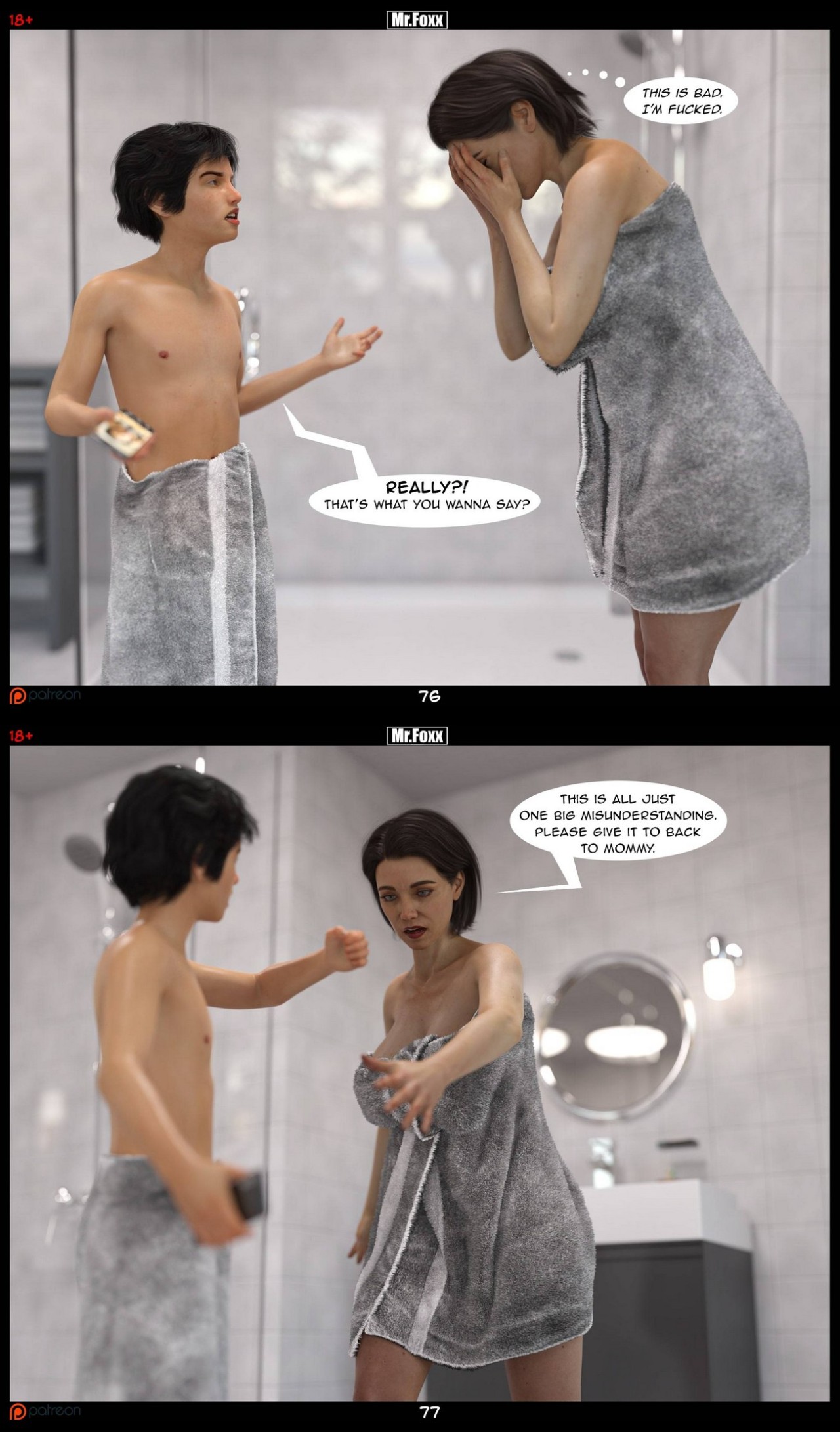 Mom’s Affair Part 3 Porn Comic english 39