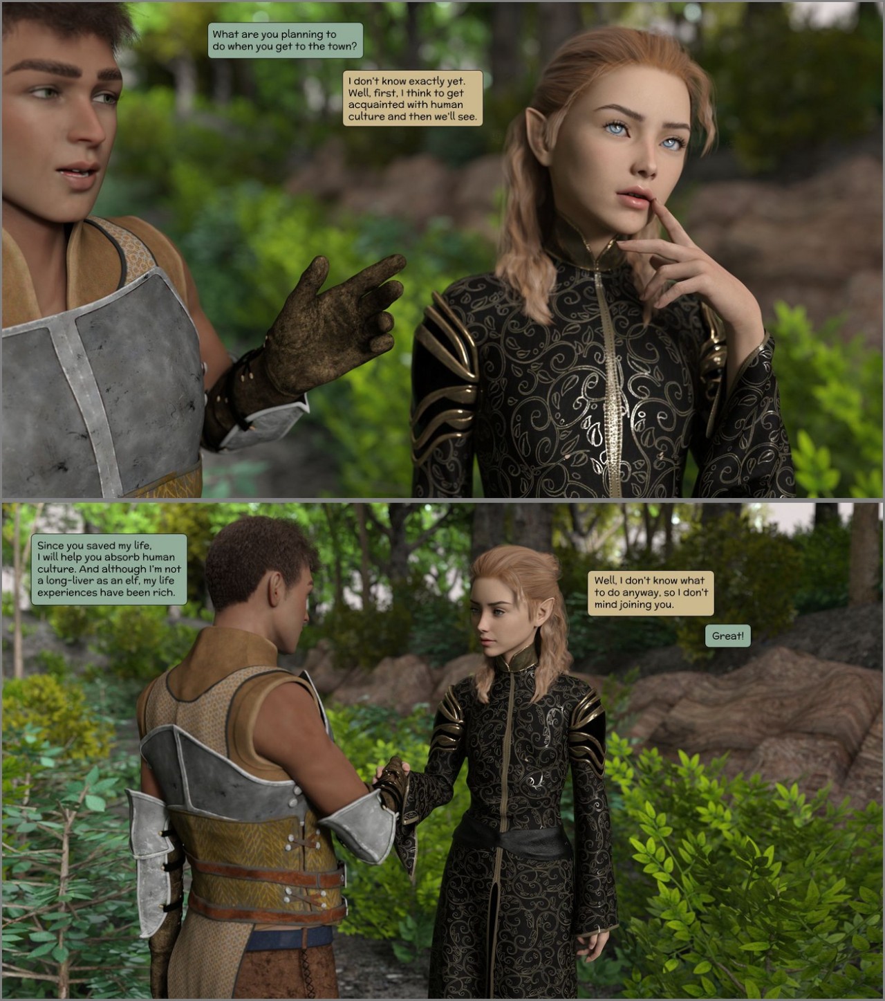 My Comrade Is An Elven Prince Porn Comic english 08