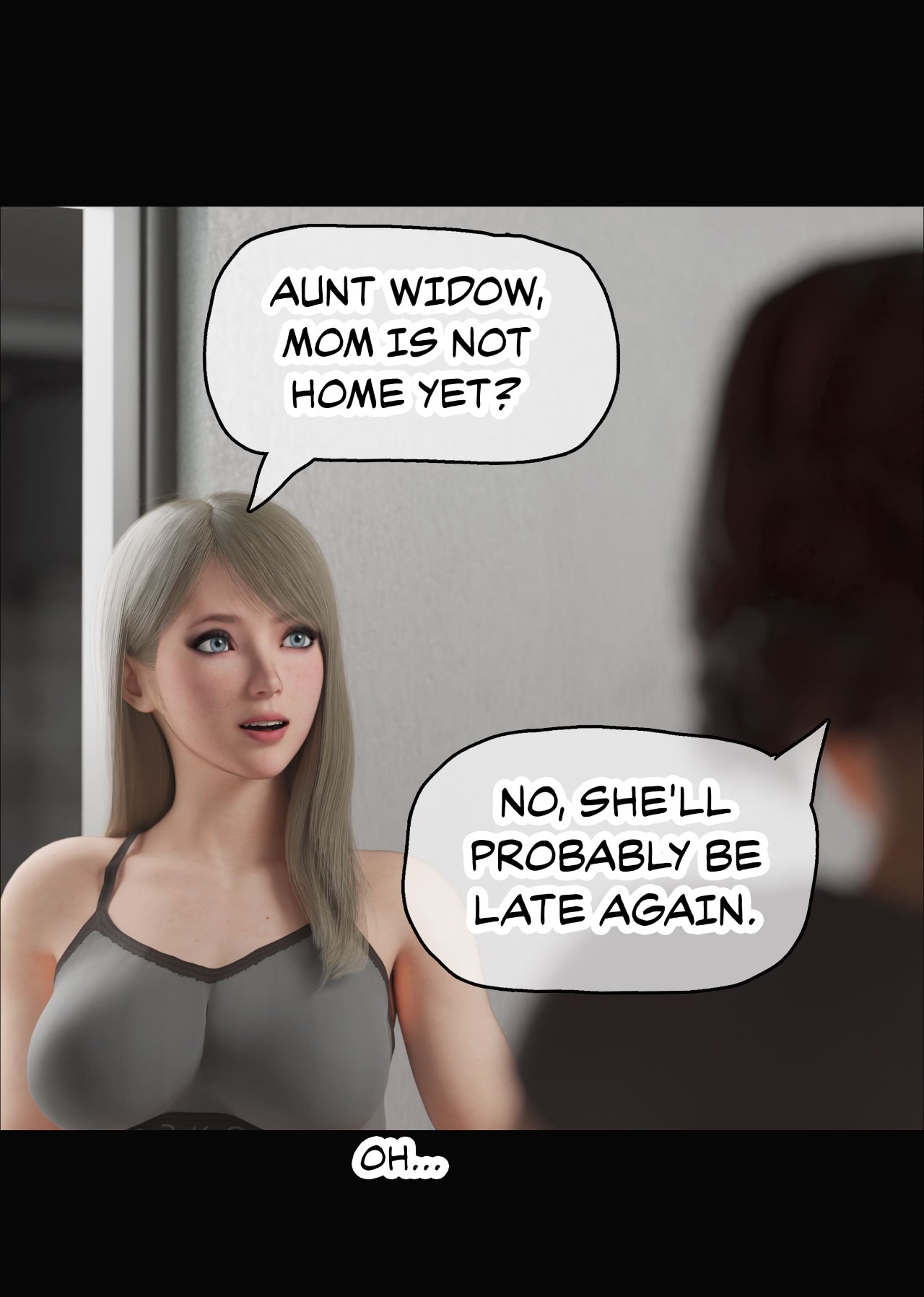 My Neighbor’s Widow Porn Comic english 100