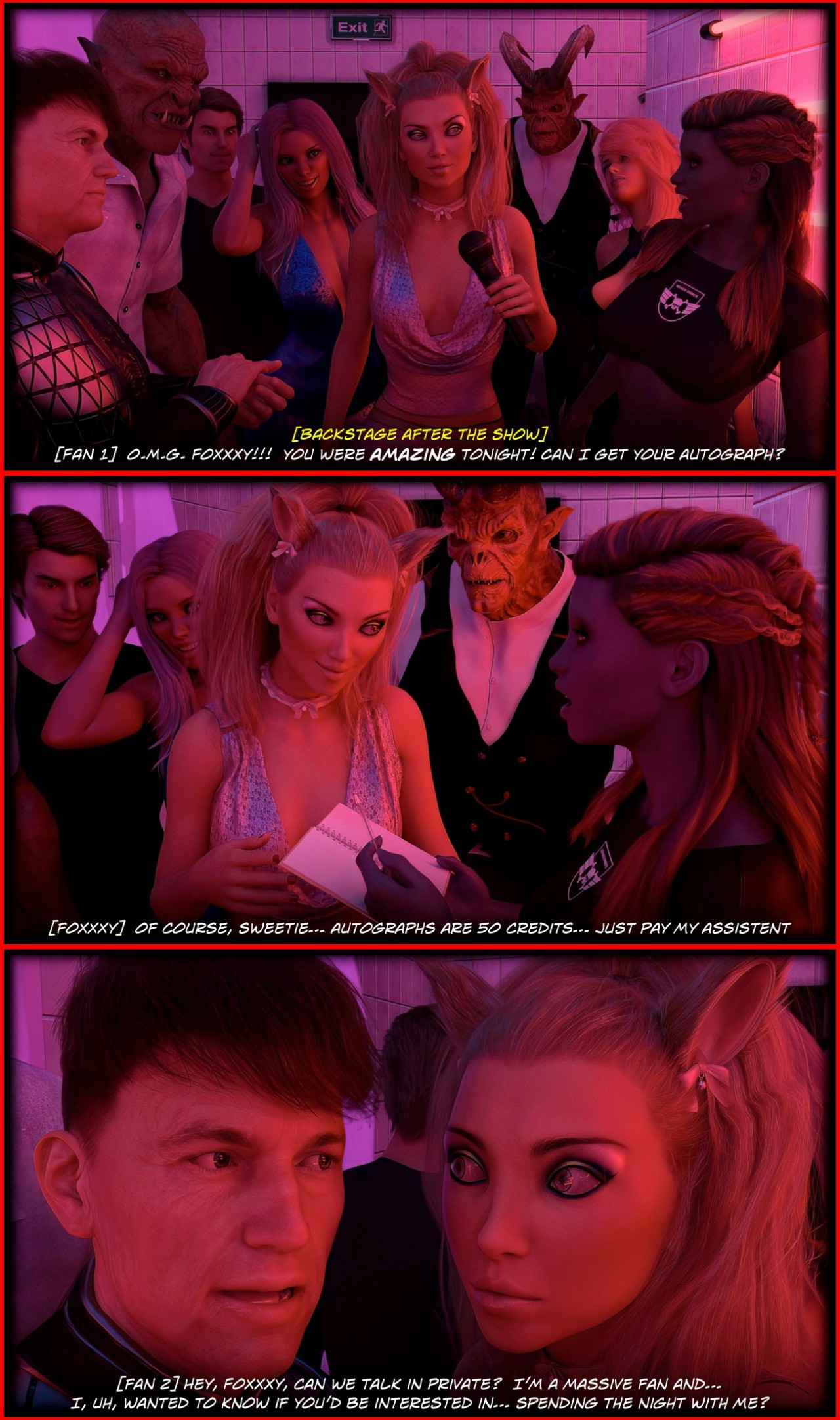 Pop Stars: Fantasyland Porn Comic english 03