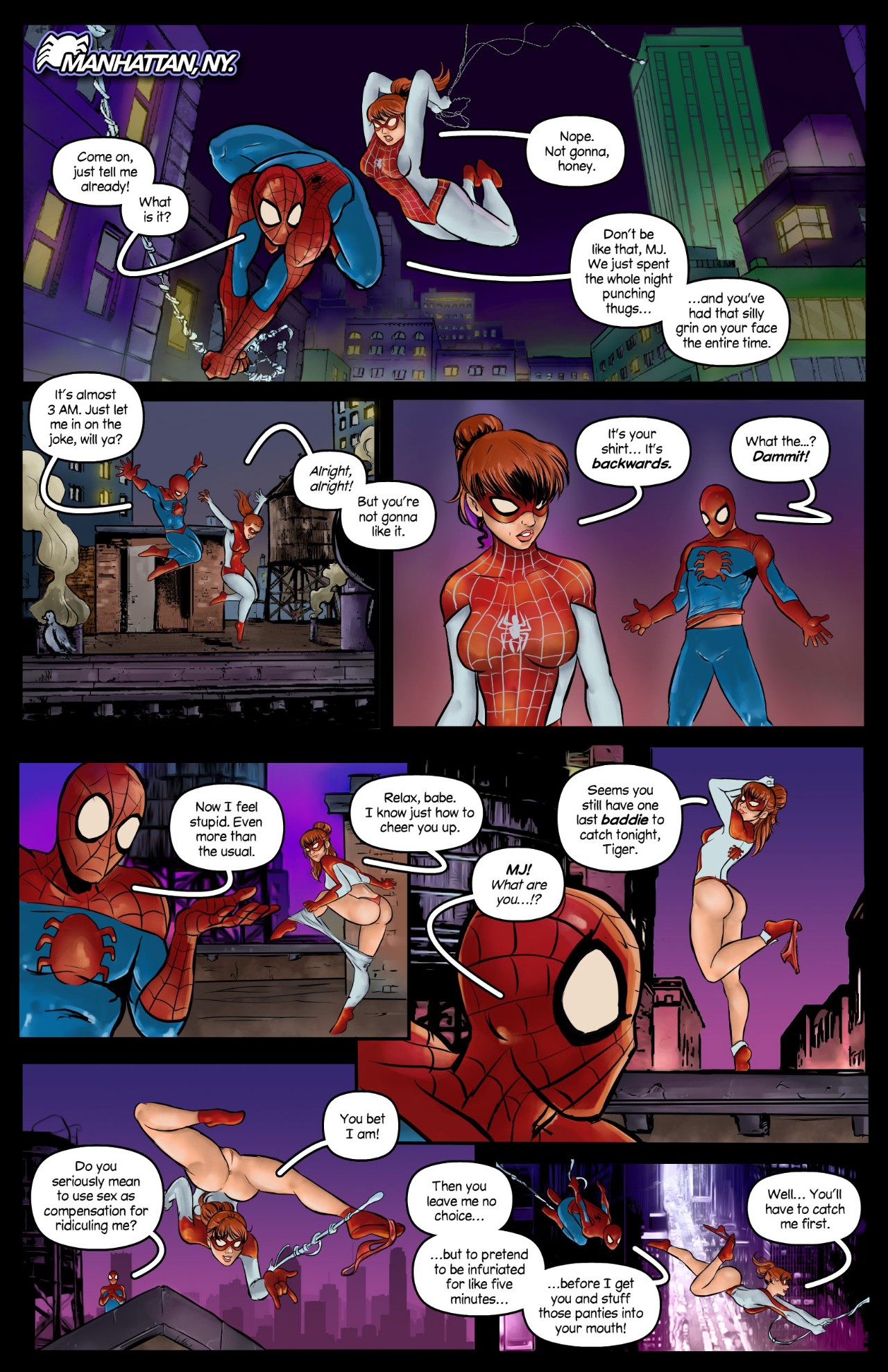 Scions Part 2: Spider-Daughters Titillation Porn Comic english 03