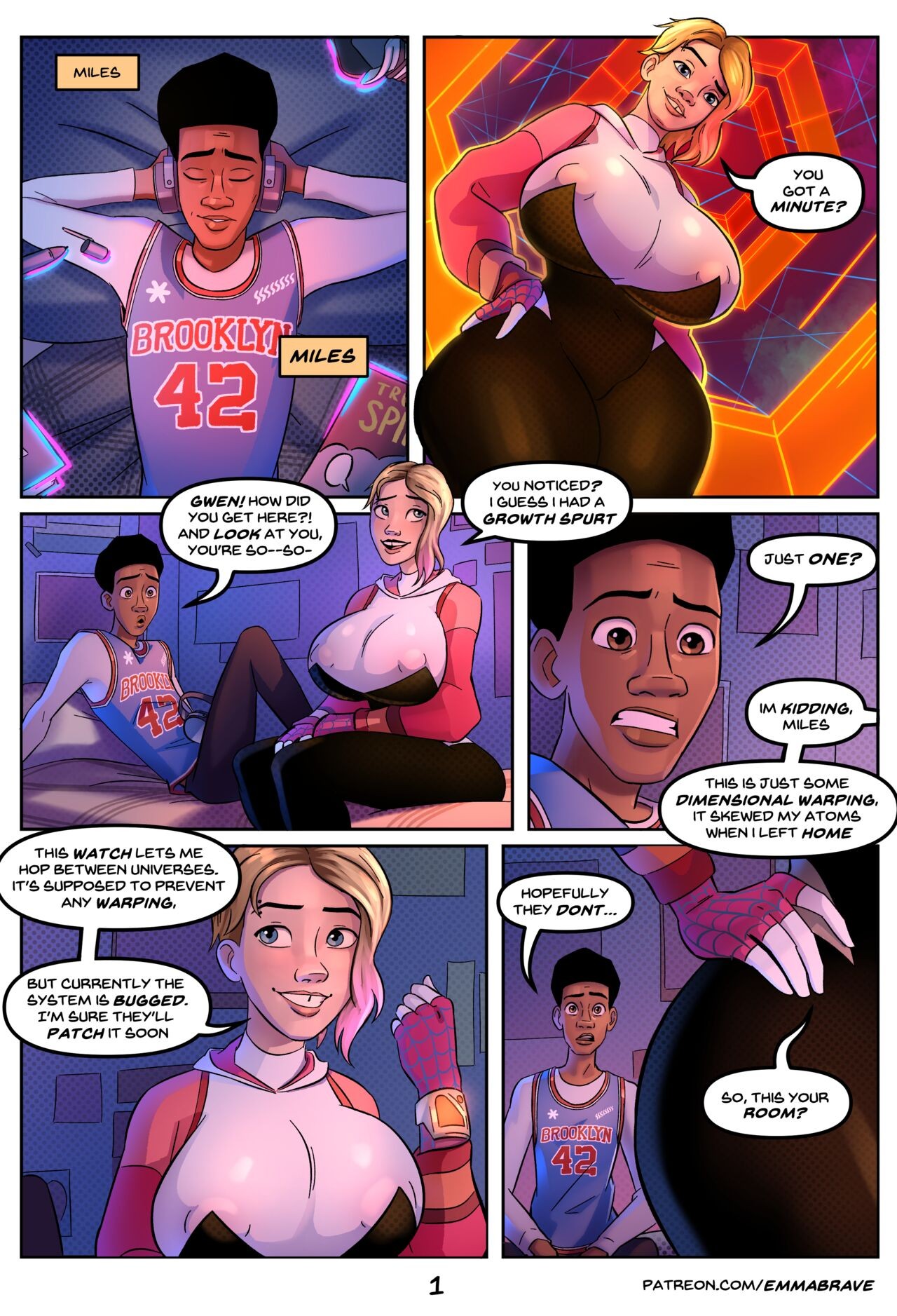 Spiderverse +18 By EmmaBrave Porn Comic english 02