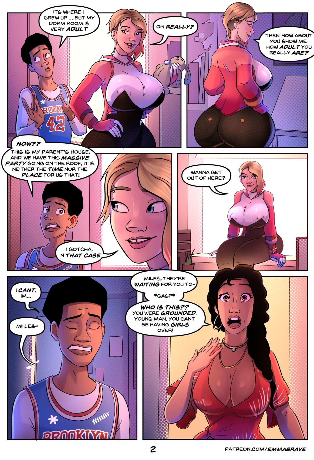 Spiderverse +18 By EmmaBrave Porn Comic english 03