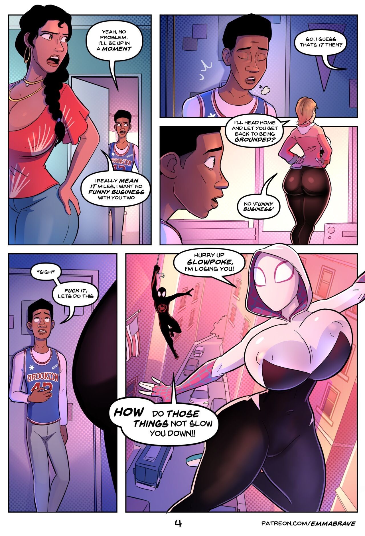 Spiderverse +18 By EmmaBrave Porn Comic english 05