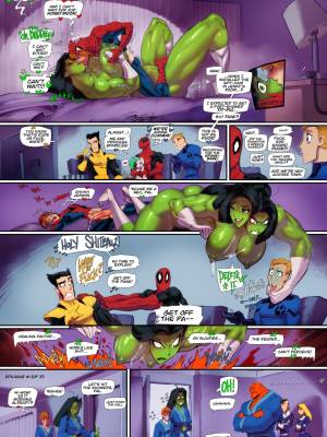 Spidey And She-Hulk: Are Noisy Neighboors Porn Comic english 19