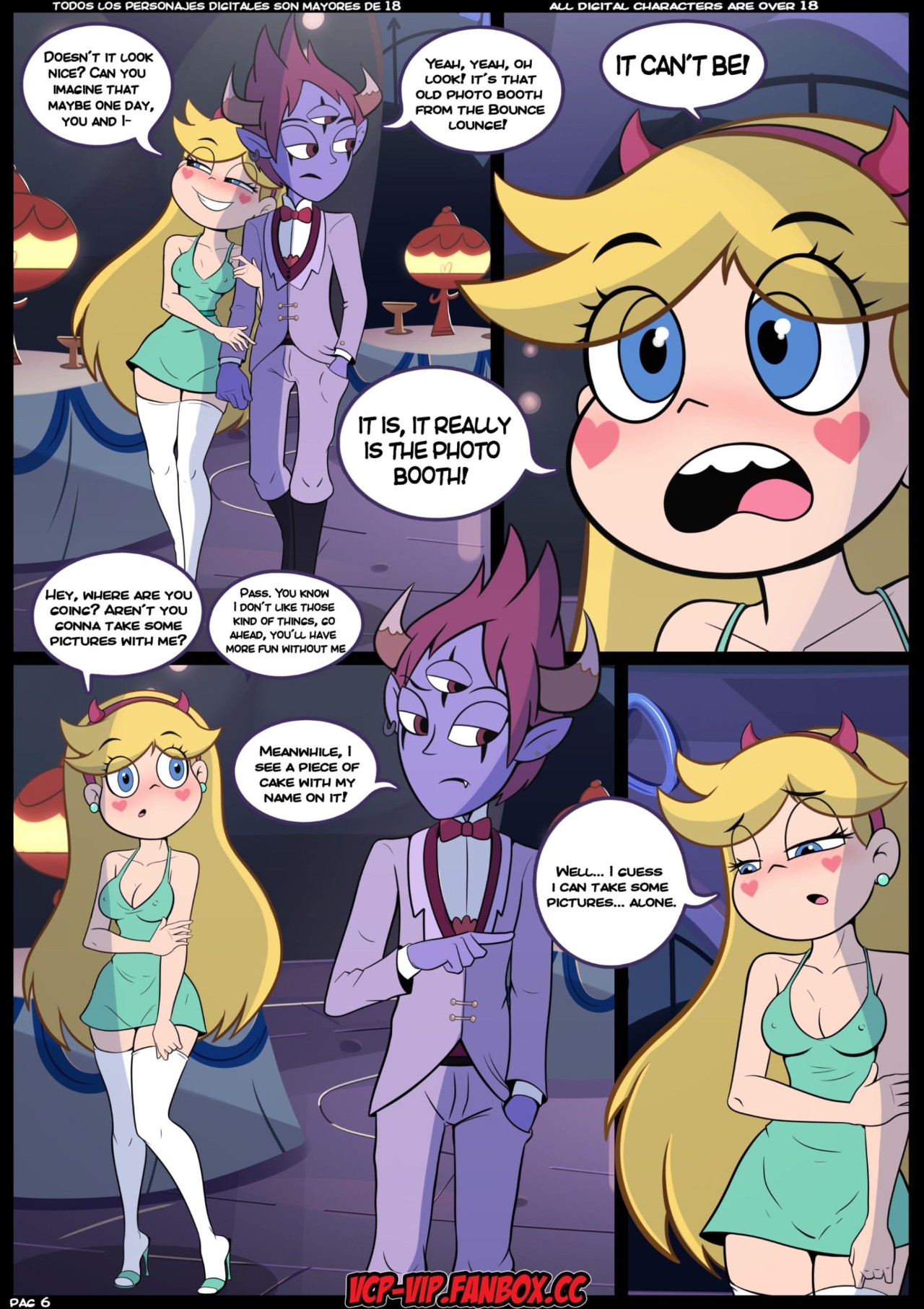 Star VS. The Forces Of Sex Part 5: Booth Buddies Porn Comic english 07