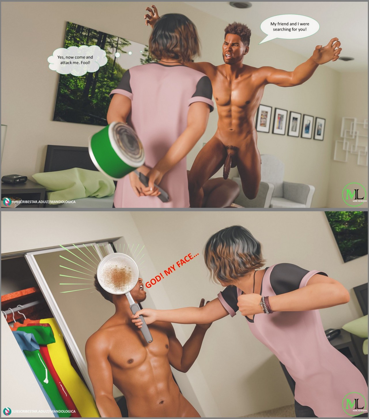 Teamwork By MandoLogica Part 4 Porn Comic english 21