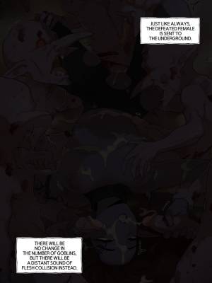 The Case Of An Elf Defeated By Goblins Porn Comic english 18