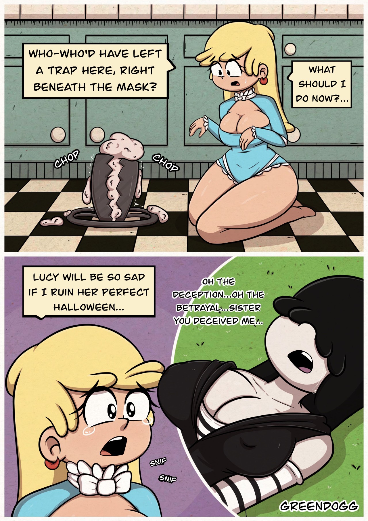 The Lewd Halloween Porn Comic english 04