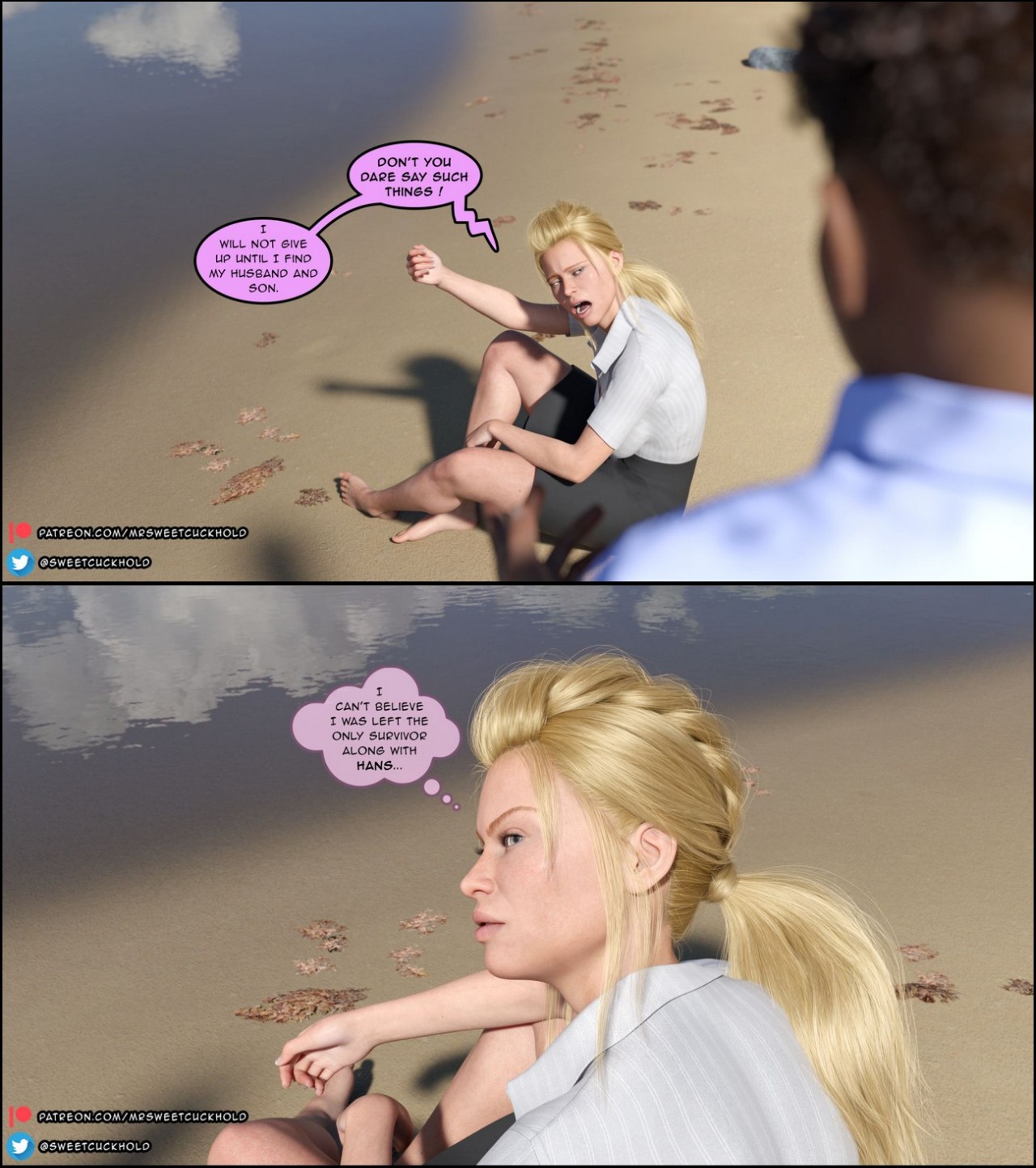 Uninhabited Island Porn Comic english 06