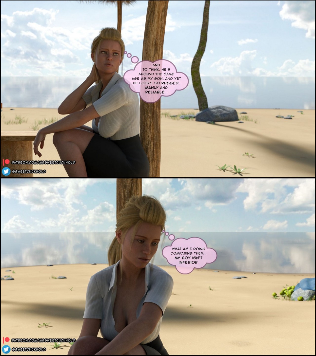 Uninhabited Island Porn Comic english 11