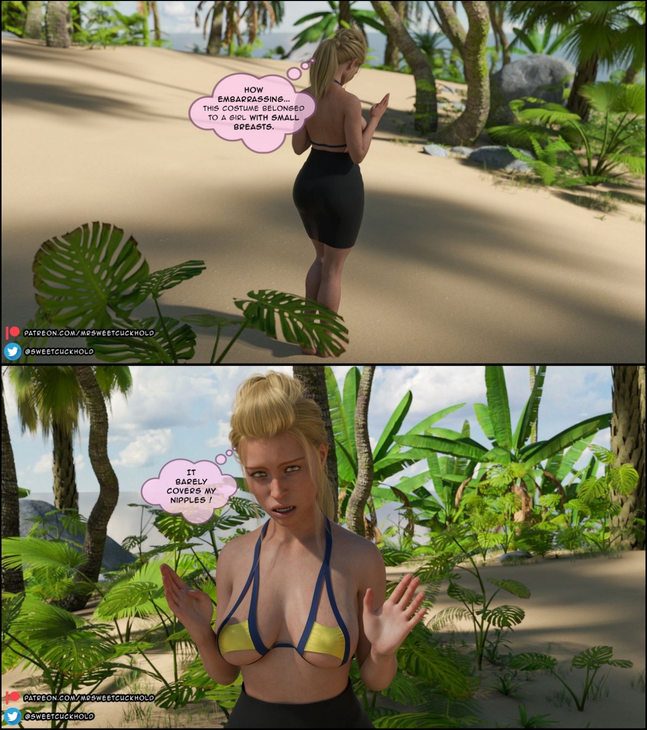 Uninhabited Island Porn Comic english 15