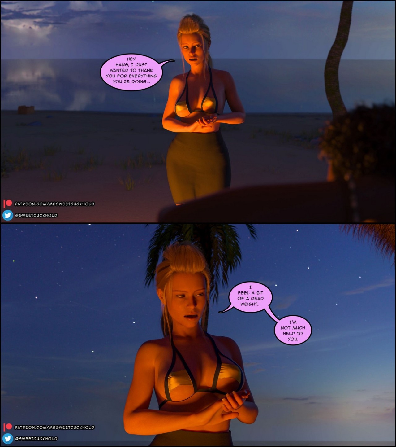 Uninhabited Island Porn Comic english 17