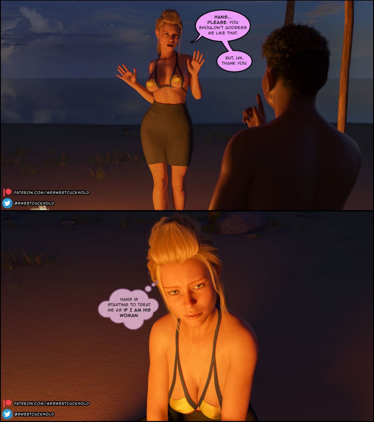 Uninhabited Island Porn Comic english 19