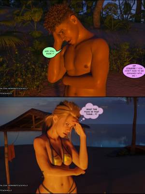 Uninhabited Island Porn Comic english 30