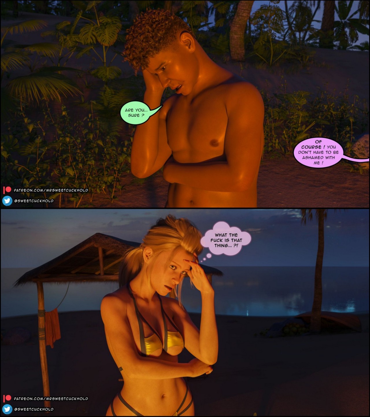 Uninhabited Island Porn Comic english 30