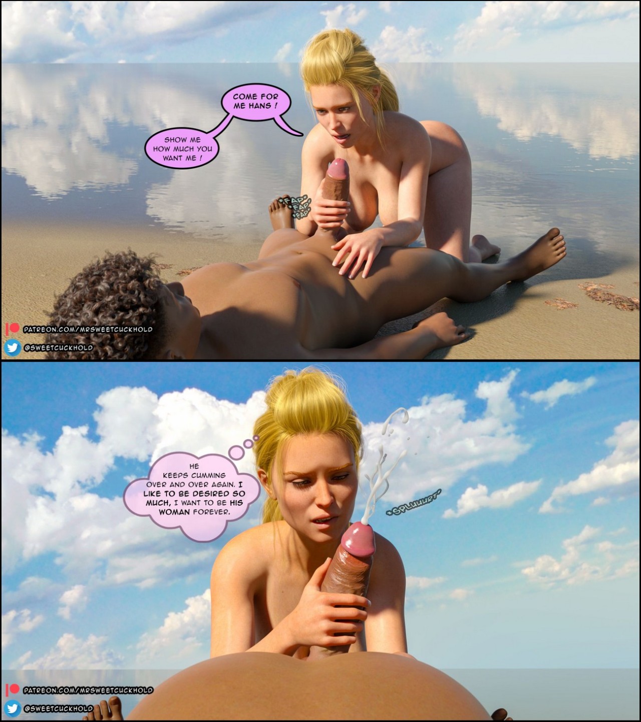 Uninhabited Island Porn Comic english 54