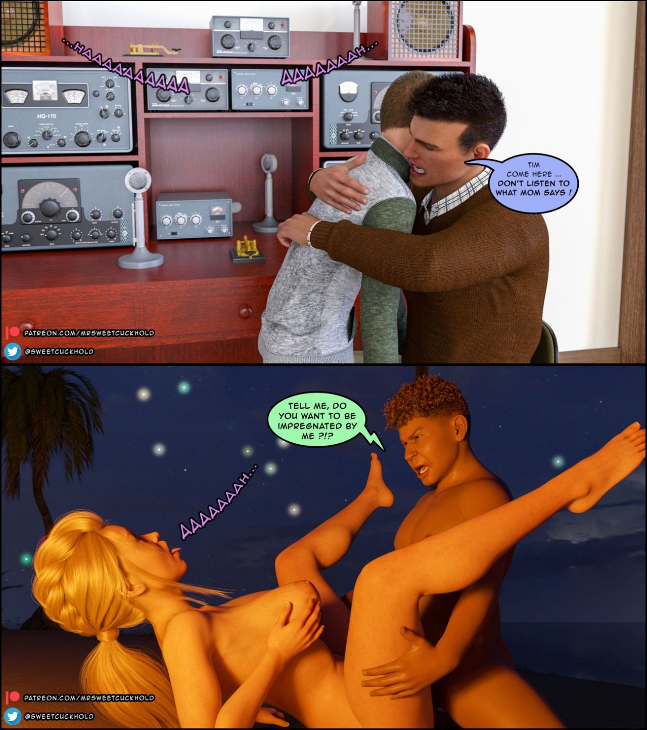 Uninhabited Island Porn Comic english 61