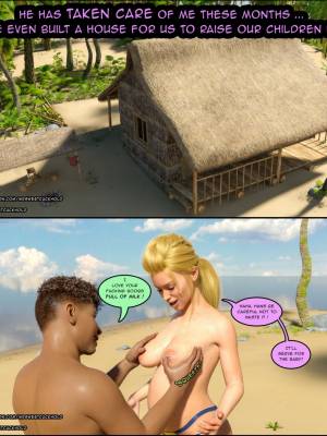 Uninhabited Island Porn Comic english 64