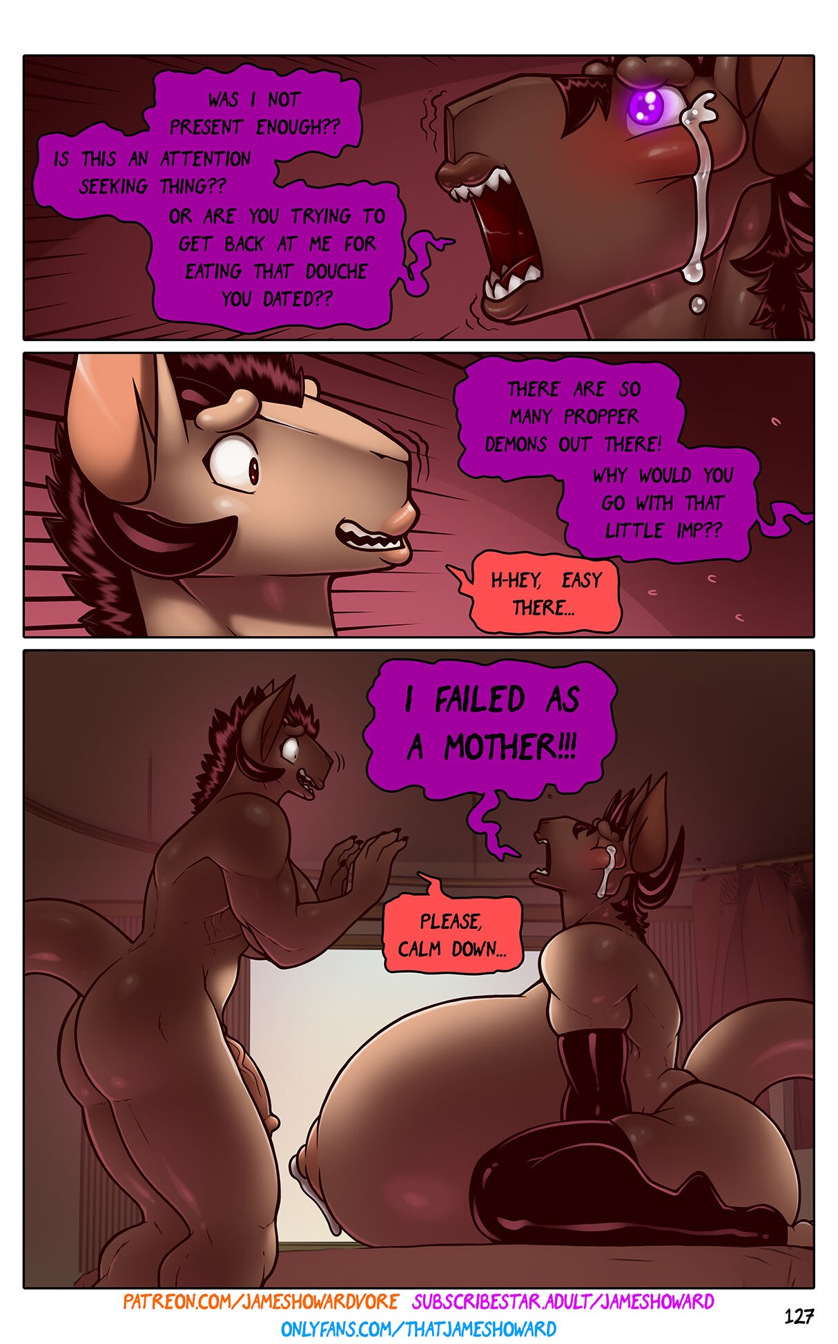 Vore Story Part 7: Mommy Issues Porn Comic english 127