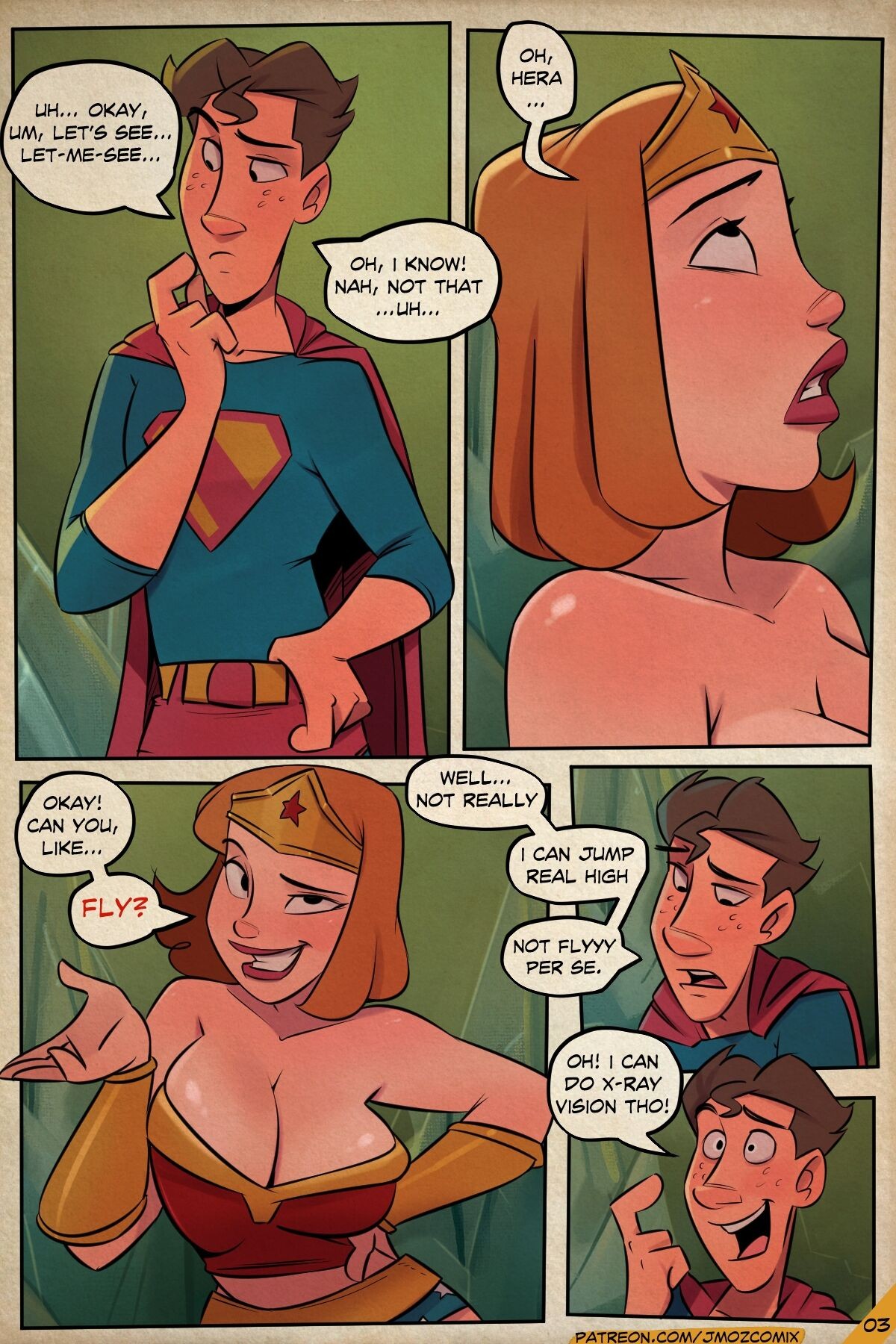 Wondermomma Vs Superboy! By Jmoz Comix Porn Comic english 04