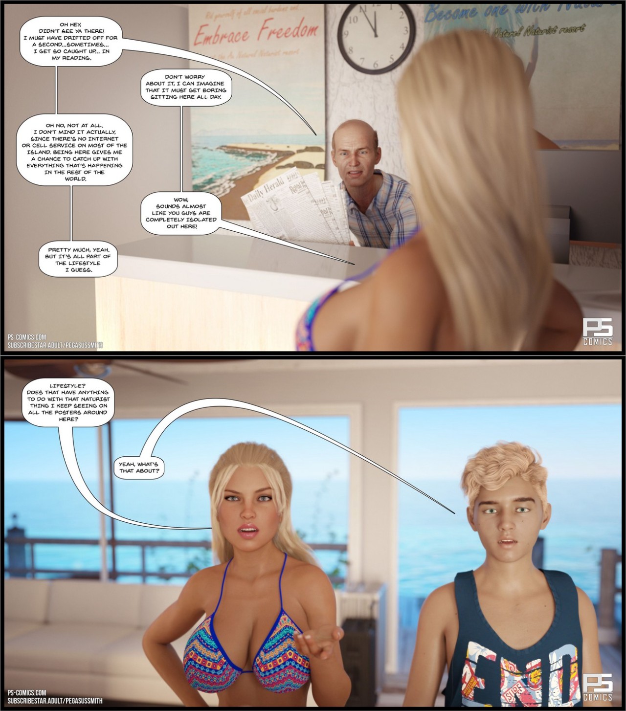 Au Naturel Porn Comic english 11