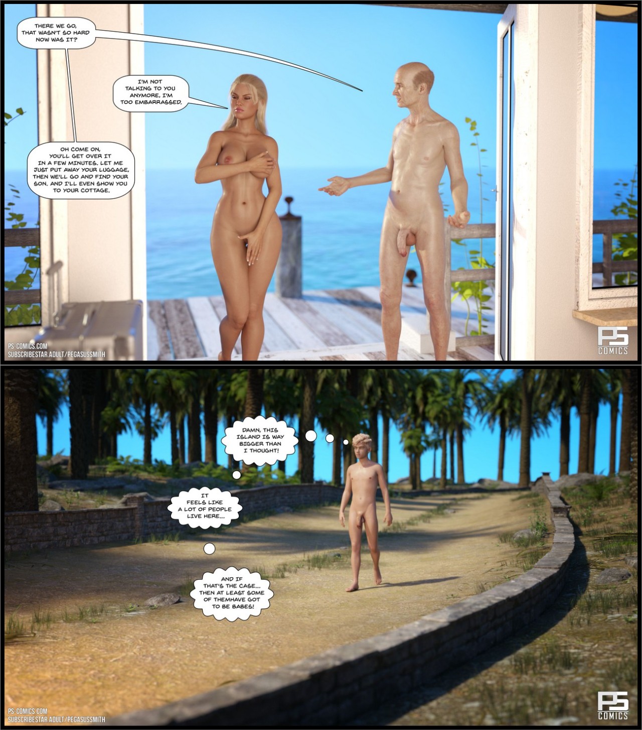 Au Naturel Porn Comic english 20