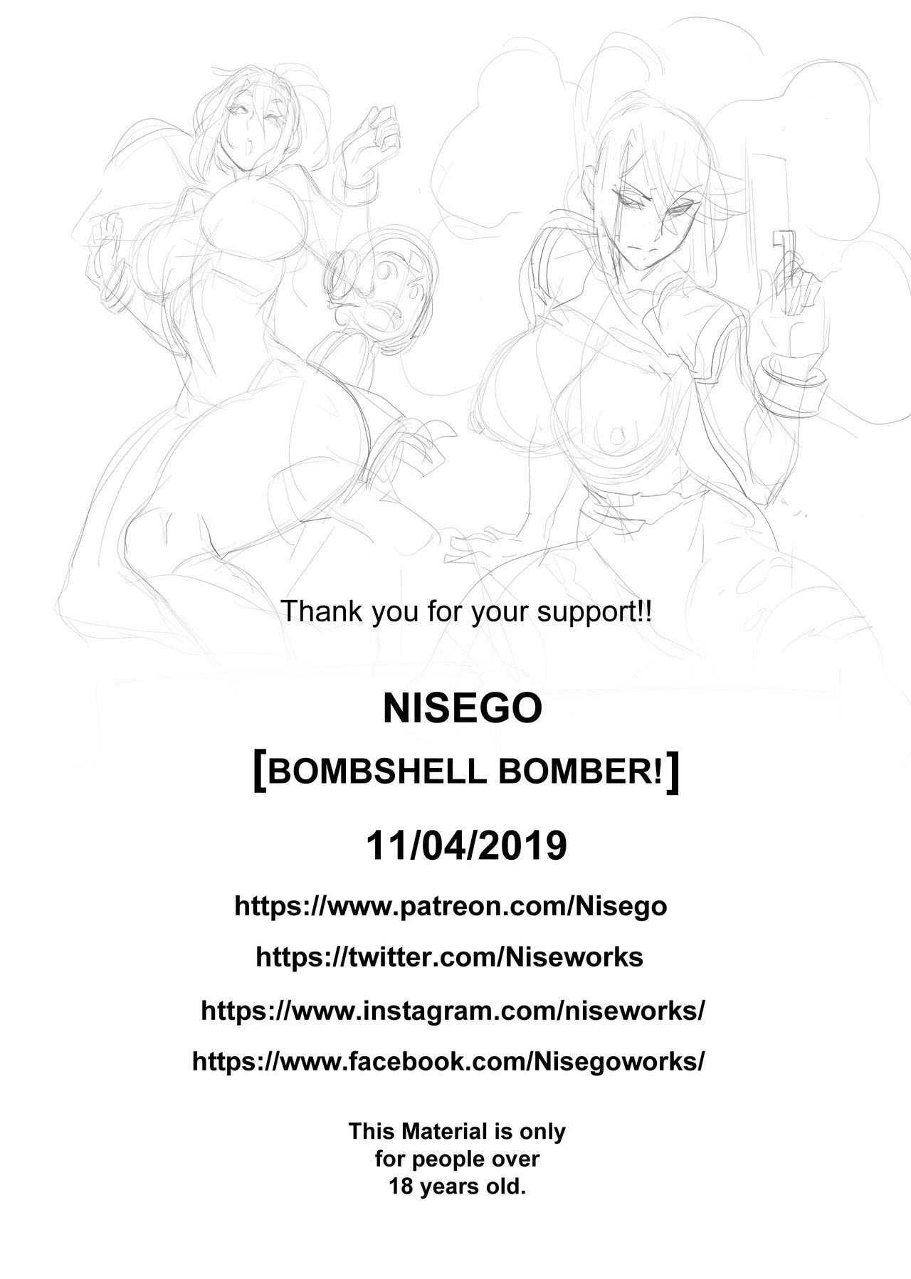 Bombshell Bomber Porn Comic english 27